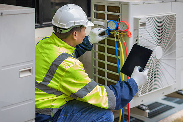Professional Hvac technician working in Harrison, WI